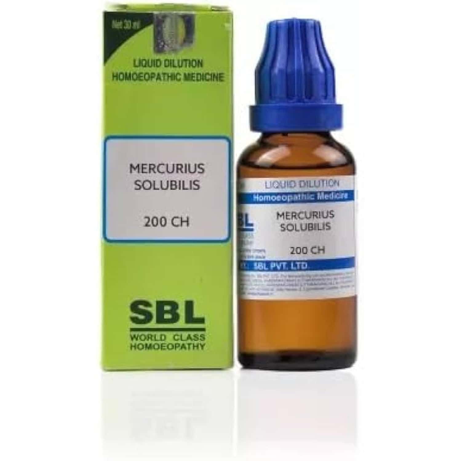 Sbl Mercurius Solubilis Dilution 200 Ch 30 Ml Pack Of 2