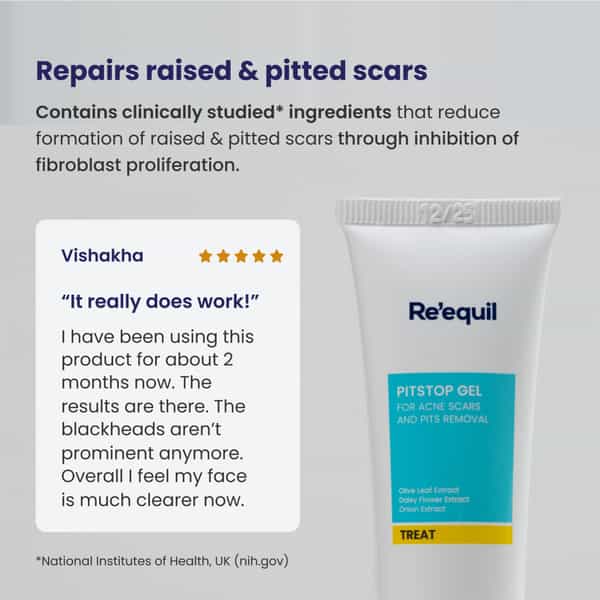 Re'equil Pitstop Gel For Acne & Scars