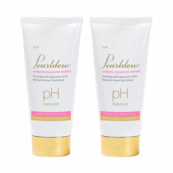 Pearldew Fairness Cream For Women 50 Gm | With Mulberry | Reduces Tan (Pack Of 2)