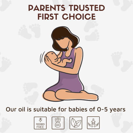 Coco Crush Cold-Pressed Virgin Coconut Oil For Baby Massage - 100ml