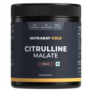 Nutrabay Gold Citrulline Malate 2:1 Supplement Powder - 120g | Cola Flavor