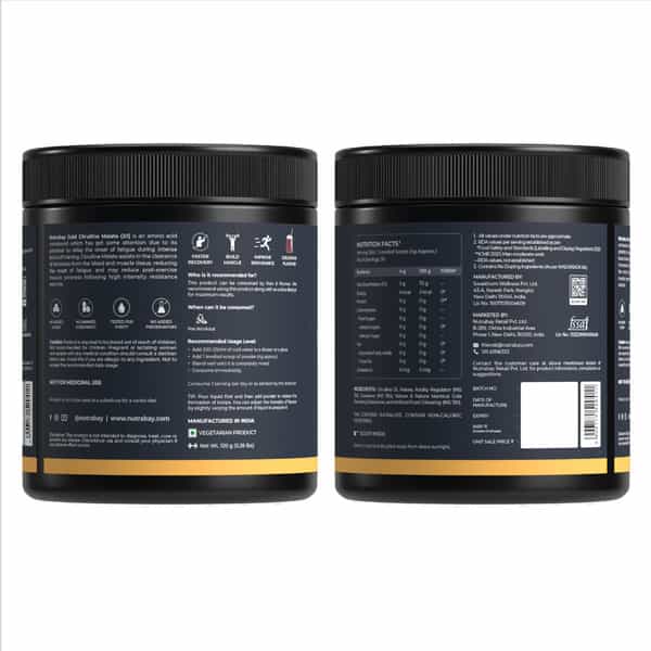 Nutrabay Gold Citrulline Malate 2:1 Supplement Powder - 120G | Cola Flavor
