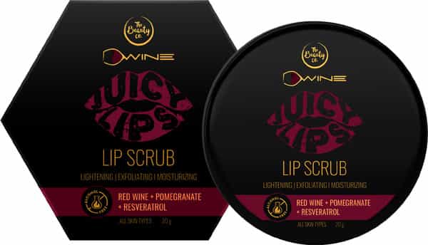 The Beauty Co. D`Wine Juicy Lips Lip Scrub With Red Wine 20Gm