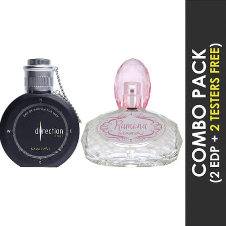 Maryaj Direction East Edp 100Ml For Men & Ramona For Her Edp 100Ml For Unisex Pack Of 2
