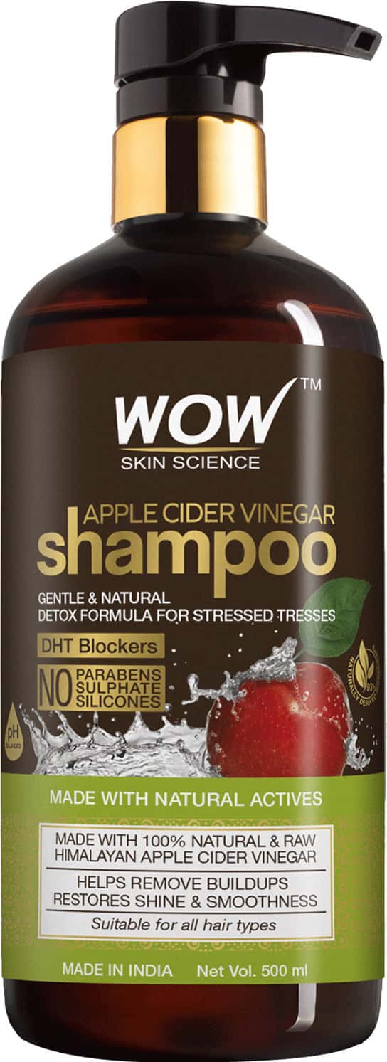 Wow Skin Science Apple Cider Vinegar Shampoo (500 Ml)