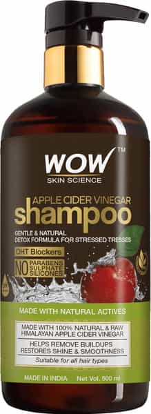 Wow Skin Science Apple Cider Vinegar Shampoo (500 Ml)