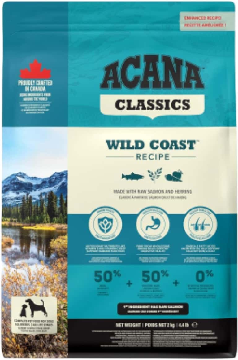 Acana Wild Coast Dry Dog Food | Grain Free Dog Food For All Life Stages | 2 Kg
