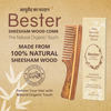 Bester Sheesham Wood Comb 15 Fc | Hair Straightening | For Men & Women (Pack Of 3)