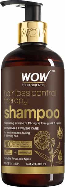 Wow Skin Science Hair Loss Control Therapy Shampoo 300 Ml
