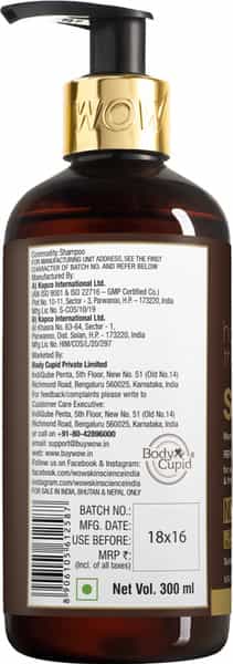 Wow Skin Science Hair Loss Control Therapy Shampoo 300 Ml