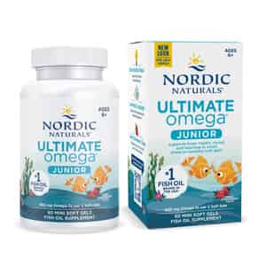Nordic Naturals Ultimate Omega Junior Fish Oil 680 Mg With Epa & Dha For Kids 90 Mini Softgels
