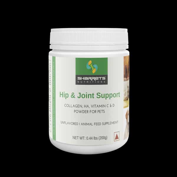 Sharrets Dog Hip And Joint Support | Hydrolyzed Bovine Collagen Peptides | Ha | Vitamin C & D3
