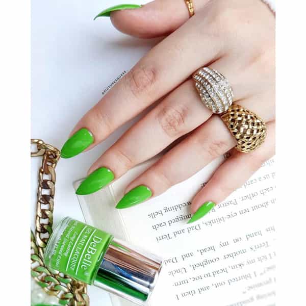 Debelle Gel Nail Polish Gift Set Of 2 Blackberry Mouse | Parrot Green-16 Ml (8 Ml Each)