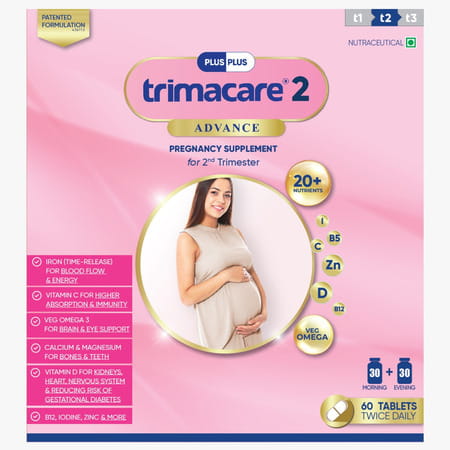 Trimacare 2 Advance Pregnancy Supplement For 2nd Trimester 60 Tablets