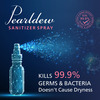 Pearldew Sanitizer Spray (Cherry Blossom) 120 Ml | Aloe & Neem | Paraben Free (Pack Of 8)