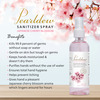Pearldew Sanitizer Spray (Cherry Blossom) 120 Ml | Aloe & Neem | Paraben Free (Pack Of 8)
