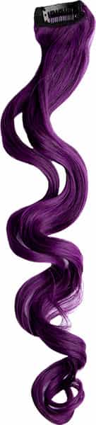 Streak Street Purple Royale Curly Clip-On Strands