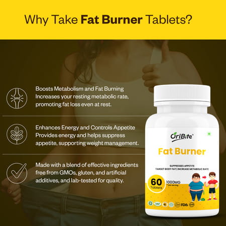Oribite Fat Burner Tablets For Weight Management Support 60 Tablets