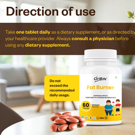 Oribite Fat Burner Tablets For Weight Management Support 60 Tablets