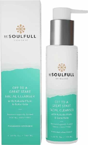 Be Soulfull Off To A Great Start Facial Cleanser With Kakadu Plum & Gotu Kola - 100Ml