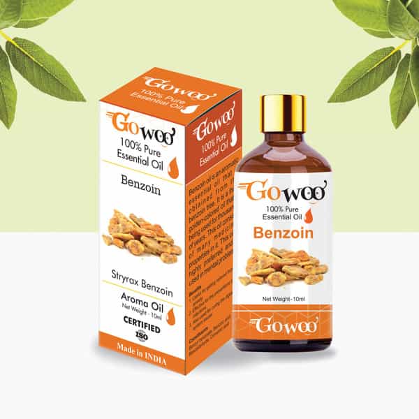 Pack Of 2 Benzoin Essential Oil & Musk Melon Oil - 100% Pure & Natural Oil