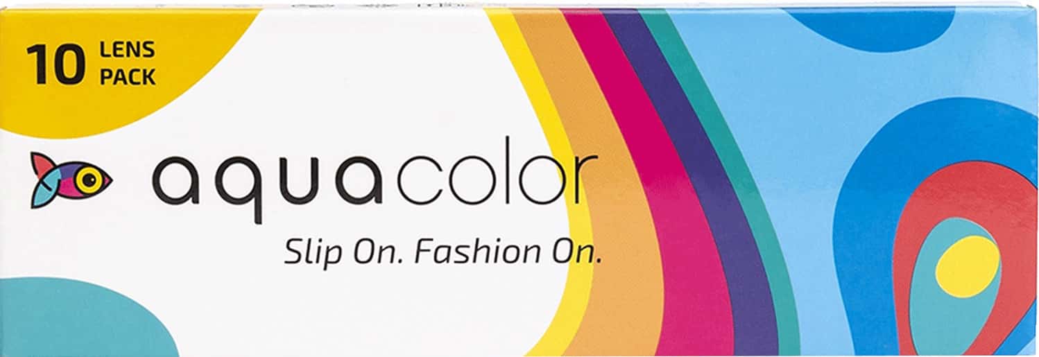 Aquacolor Caramel Brown Daily Disposable Color Lenses (10 Lens /Box /Plano ) (0)