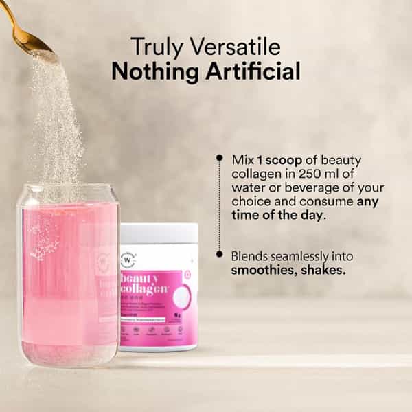 Wellbeing Nutrition Beauty Collagen With Hyaluronic Acid | 250G - Strawberry Watermelon
