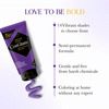 Cosglam Semi Permanent Hair Color | No Peroxide | Ammonia Free Hair Colour 61 Purple Blue - 120gm