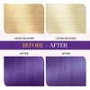 Cosglam Semi Permanent Hair Color | No Peroxide | Ammonia Free Hair Colour 61 Purple Blue - 120gm