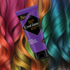Cosglam Semi Permanent Hair Color | No Peroxide | Ammonia Free Hair Colour 61 Purple Blue - 120gm