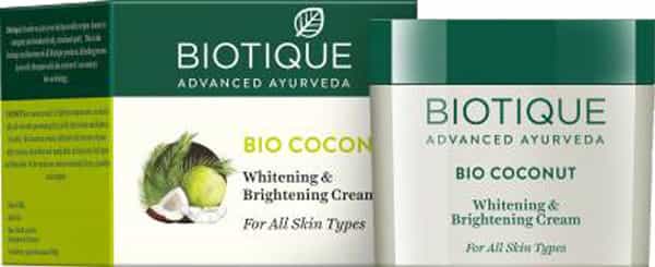Biotique Bio Coconut Whitening And Brightening Cream 50 Gm