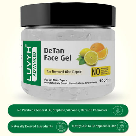 Luvyh Detan Face Gel- 100Gm