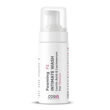 Cos-Iq Brightening Intimate Wash For Women - Hygiene Wash With Lactic Acid & Lactoserum | 100ml