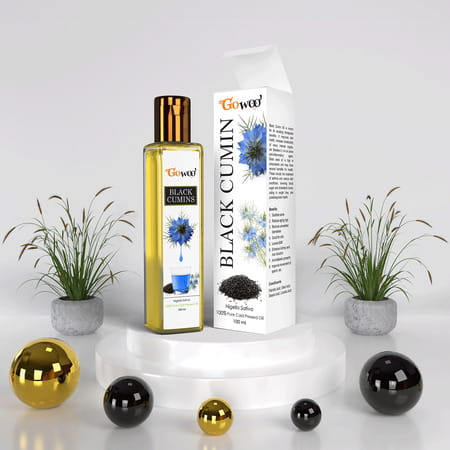 Go Woo 100% Pure Black Cumin Carrier Oil And Weight Loss 100 Ml