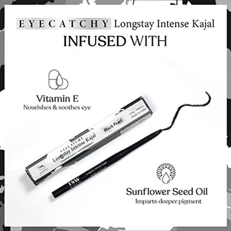 Tnw -the Natural Wash Eyecatchy Longstay Intense Kajal With Sunflower Seed Oil