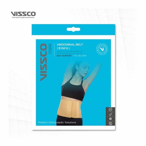 Vissco Core 8 Abdominal Belts 8 Inch Wide Large
