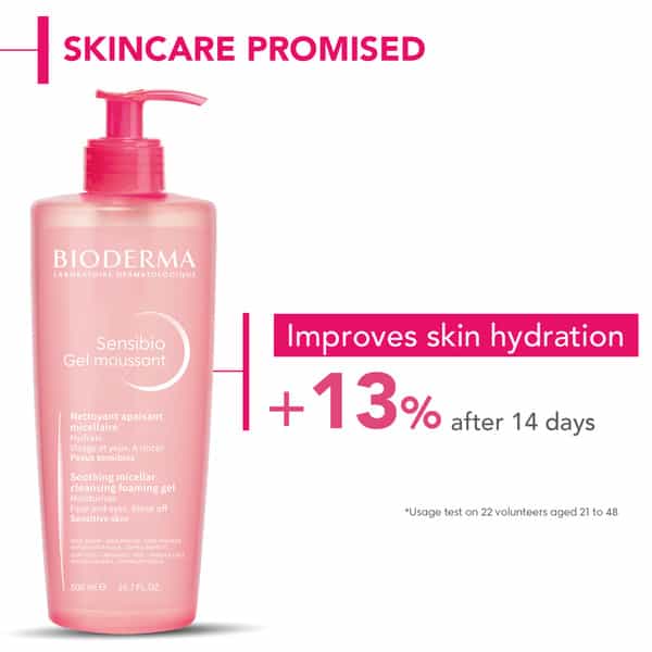 Bioderma Sensibio Gentle Soothing Micellar Cleansing Foaming Gel For Sensitive Skin 500Ml