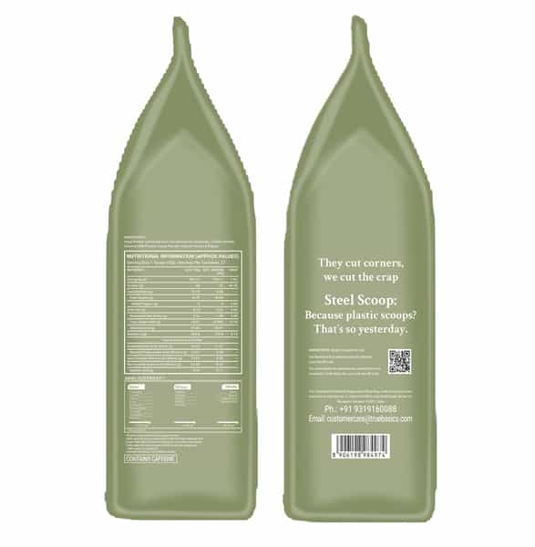Truebasics Clean Yeast Protein Powder | 25G Protein Per Scoop (Coffee| 1Kg)