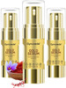 Gynoveda 24K Gold Face Serum For Skin Brightening With Kesar & Rosemary. Facial Like Glow. 90Ml