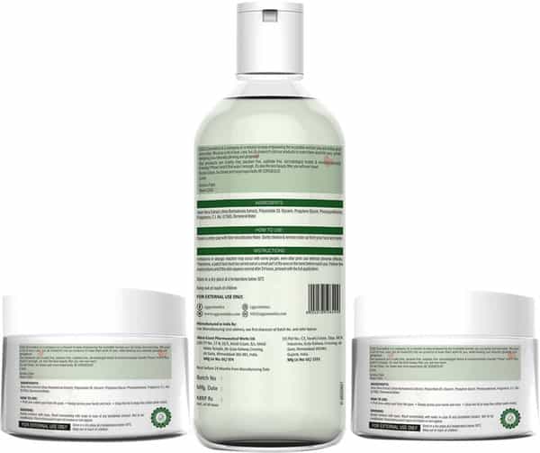 Cgg Cosmetics Aloe Vera Facial Kit - All Skin Types Vegan & Fragrance Free