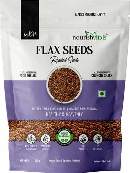 Nourishvitals Healthy Munching Combo Pumpkin Raw Unroasted Seeds + Chia Roasted Seeds (200Gm Each)