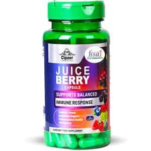 Cipzer Juice Berry Capsules: Nourish Well-being, Immunity, Skin, Hair & Heart Health - 60 Capsules
