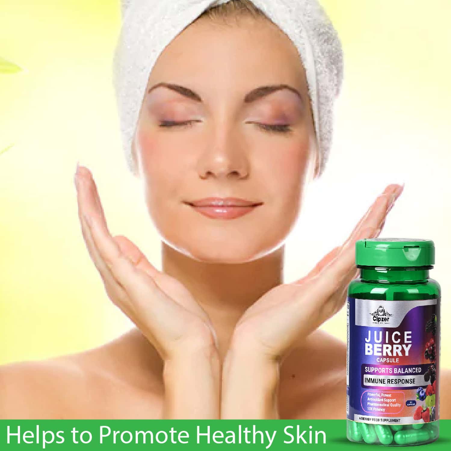 Buy CIPZER JUICE BERRY CAPSULES NOURISH WELLBEING, IMMUNITY, SKIN