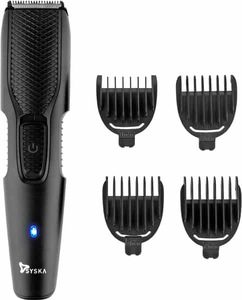 Syska Ht200u Runtime: 40 Min Trimmer For Men (Black)