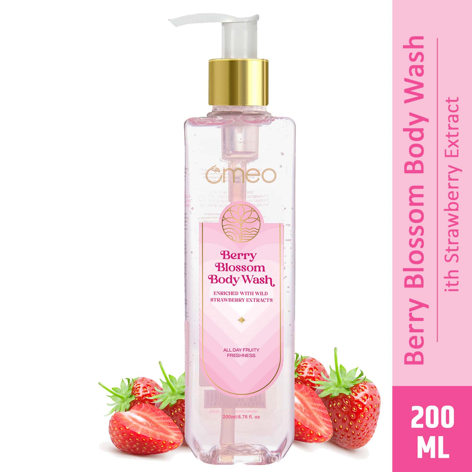 Omeo Berry Blossom Body Wash Shower Gel For Men & Women - 200ml