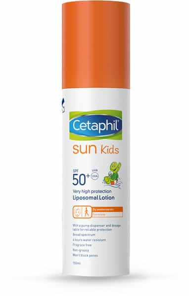 Cetaphil Sun Kids Spf 50+ | Very High Protection Liposomal Lotion | 150 Ml