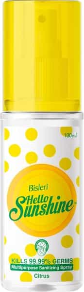 Bisleri Sunshine Hand Sanitizer Spray- 100 Ml