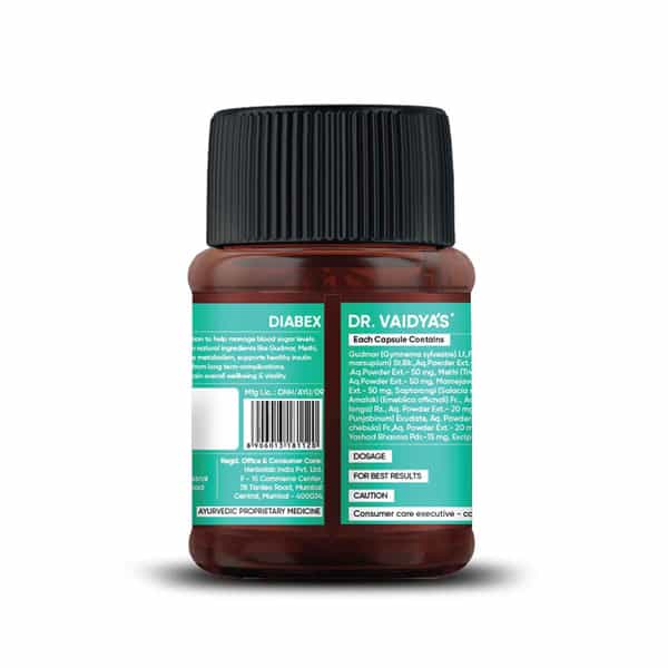 Dr. Vaidya's Diabex -30 Capsules