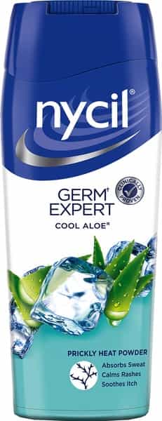 Nycil Cool Aloe Prickly Heat Talcum Powder Bottle Of 150 G