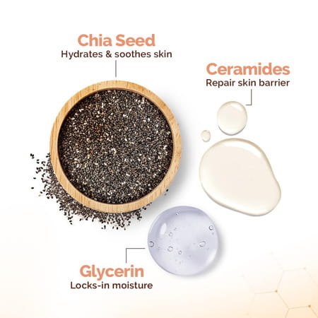 Mamaearth Chia Oil Free Face Wash With Chia Seed & Ceramides - 100Ml